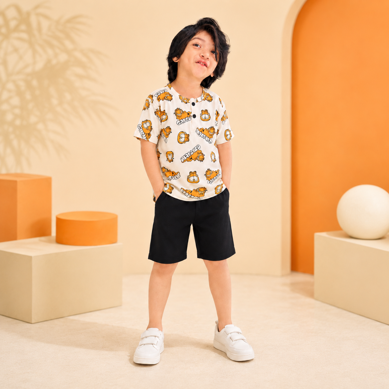 Garfield Playtime Boys’ T-Shirt & Shorts Set